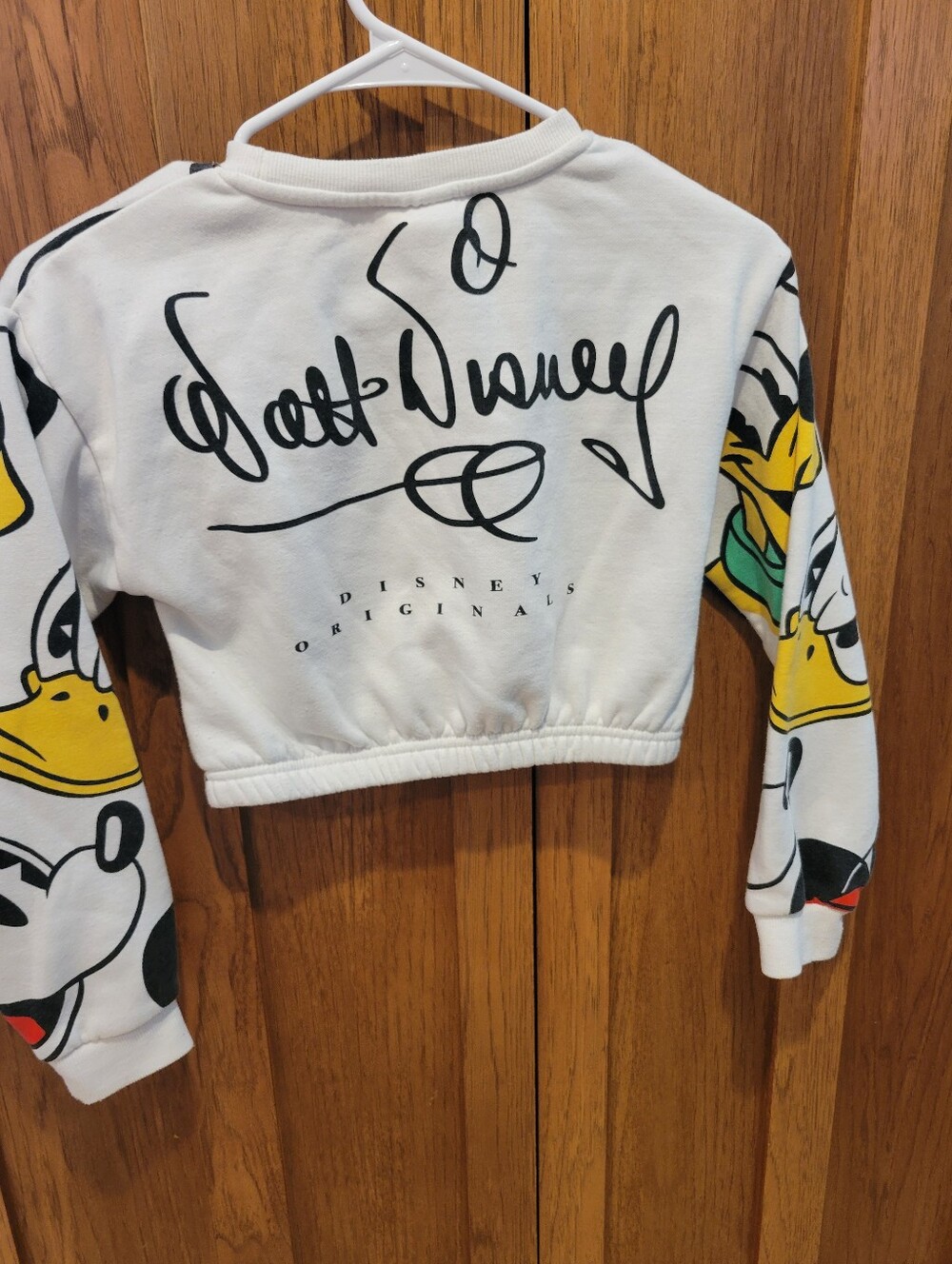 Disney 100 At Primark Hoodie Crop Top. Girls 9-10 - Picture 2 of 10